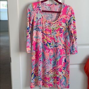 Lilly Pulitzer 3/4 sleeve dress SZ Small